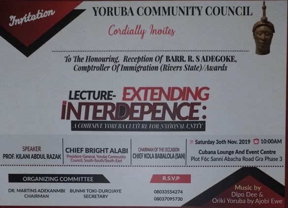 yoruba-community-council-to-hold-lecture-honour-immigration